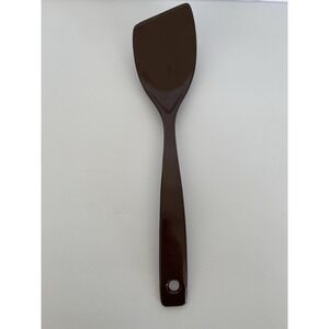Melamine Solid Spatula Turner Brown Angled Denmark  - 1970 Vintage